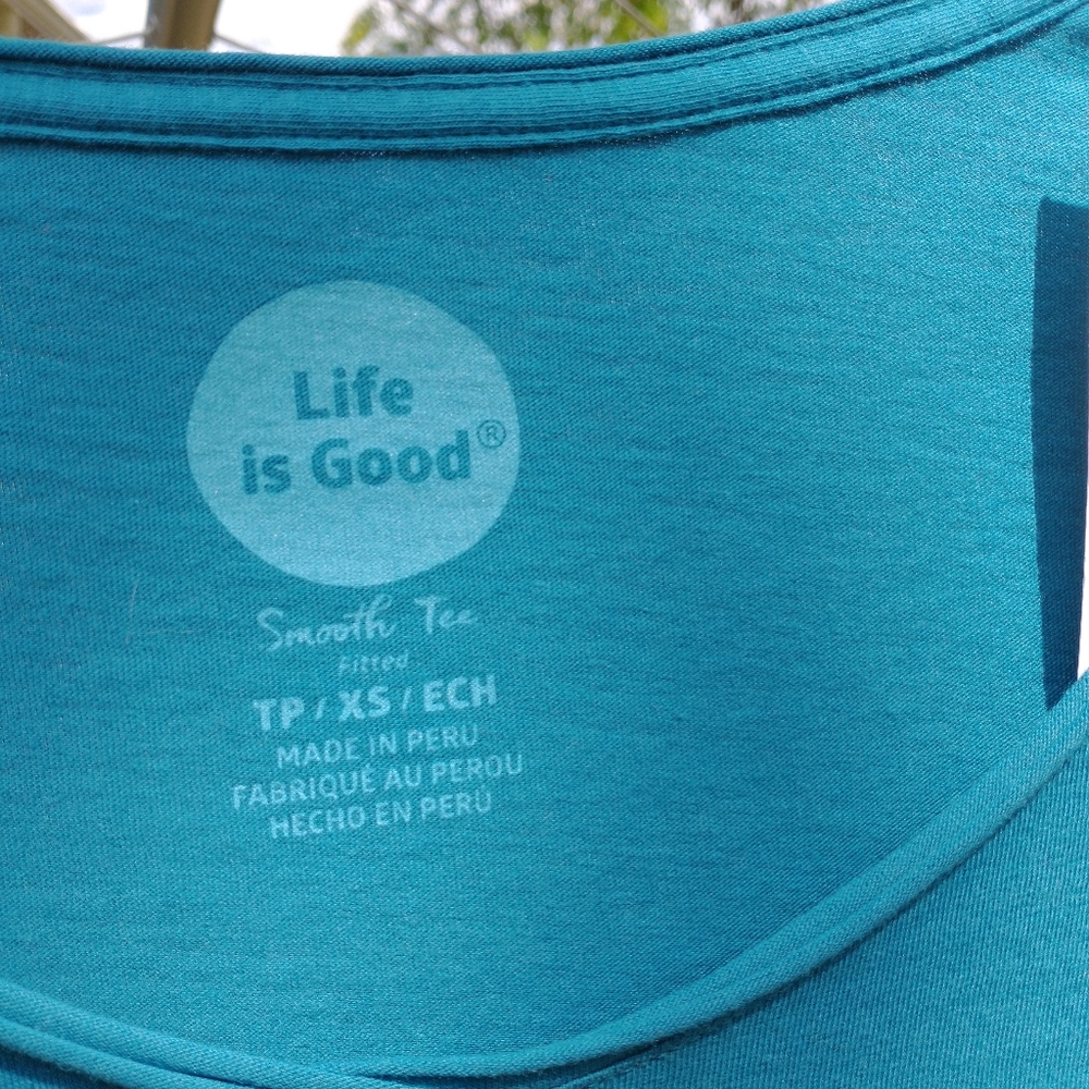 *sold* Life is Good long sleeve tee sunset blue XS - Picture 5 of 6